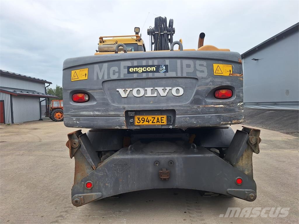 Volvo EW180C PYÖRITTÄJÄLLÄ Εκσκαφείς με τροχούς - λάστιχα