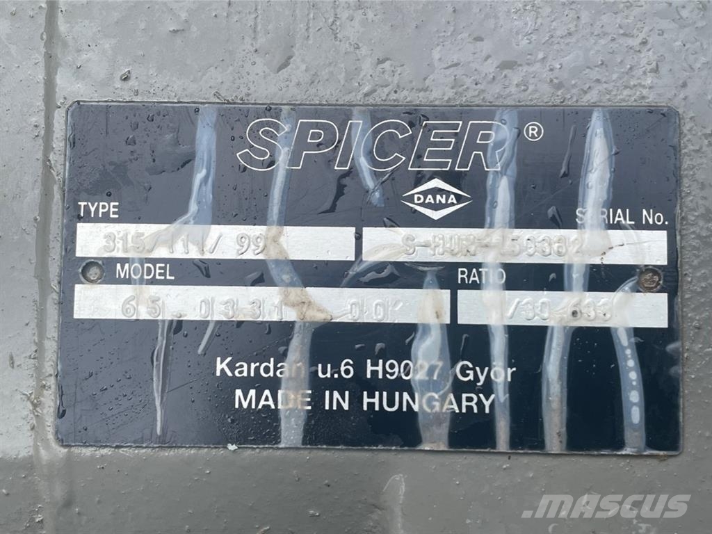 Ausa D350AHG-Dana Spicer 315/111/99-Axle/Achse/As محور العجلة