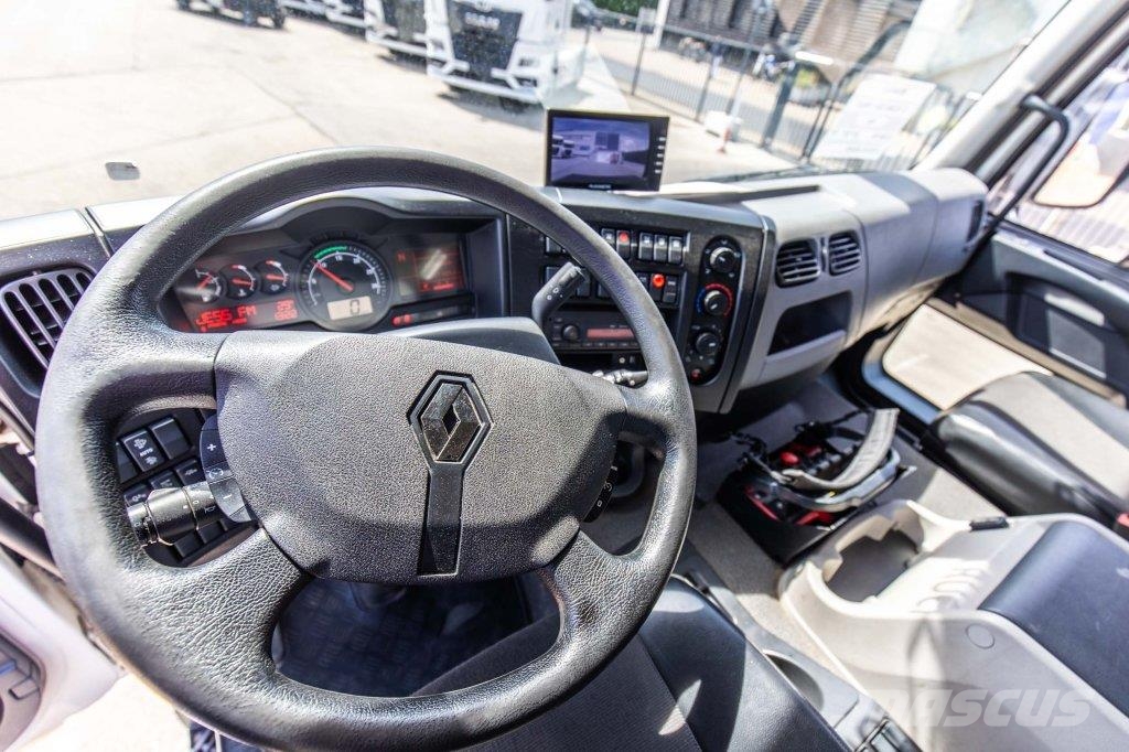 Renault D19.280 DXI +PALFINGER 14 T/m 篷布卡車