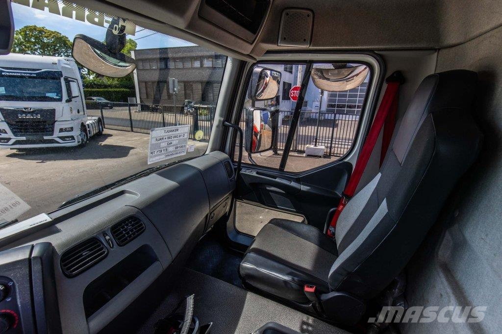 Renault D19.280 DXI +PALFINGER 14 T/m 篷布卡車