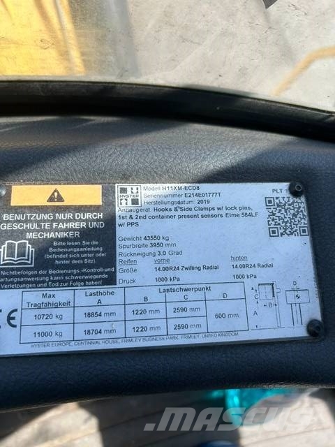 Hyster H11XM-ECD8 Container handlers