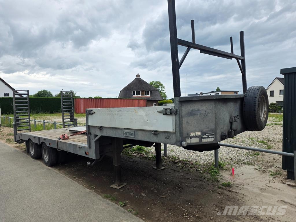 Veldhuizen Be trailer 9 ton machinetransporter Vlakke laadvloer