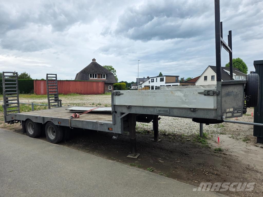 Veldhuizen Be trailer 9 ton machinetransporter Vlakke laadvloer