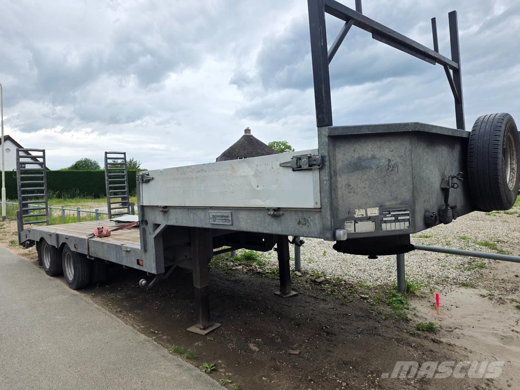 Veldhuizen Be trailer 9 ton machinetransporter Vlakke laadvloer