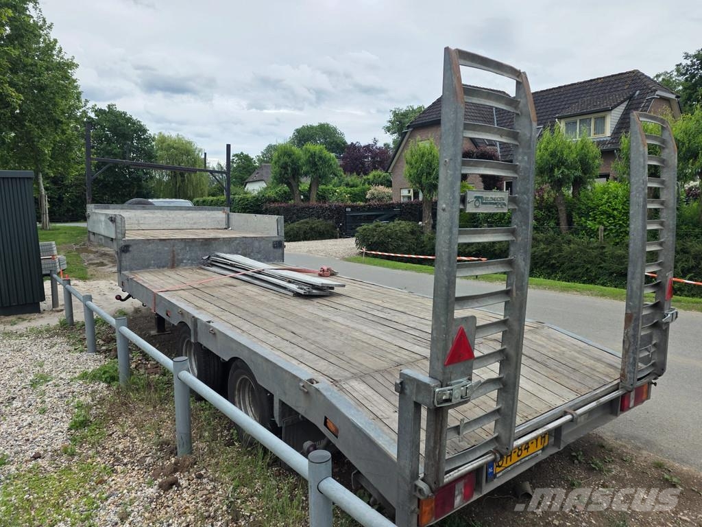Veldhuizen Be trailer 9 ton machinetransporter Vlakke laadvloer