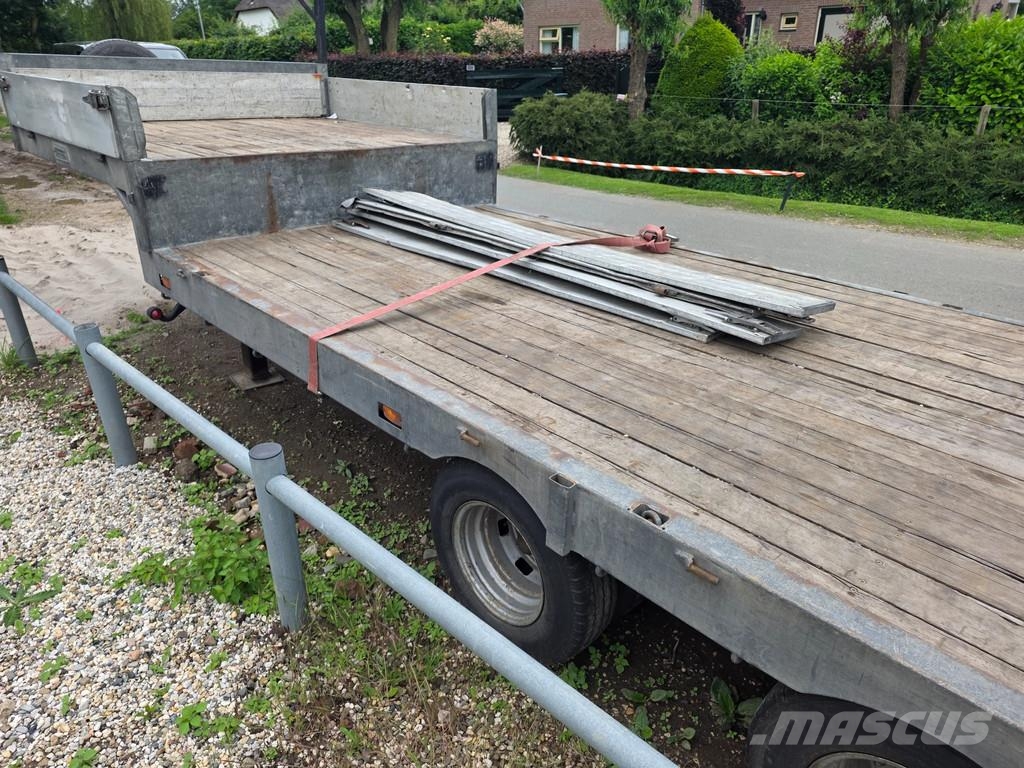 Veldhuizen Be trailer 9 ton machinetransporter Vlakke laadvloer
