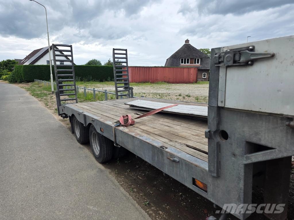 Veldhuizen Be trailer 9 ton machinetransporter Vlakke laadvloer