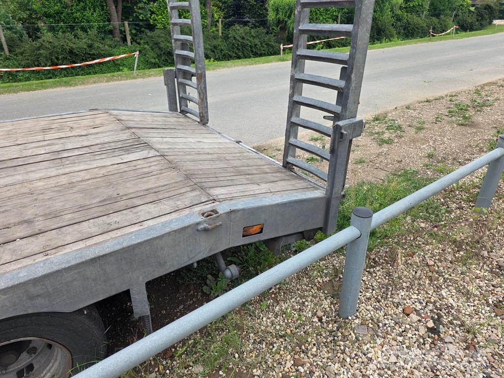 Veldhuizen Be trailer 9 ton machinetransporter Vlakke laadvloer