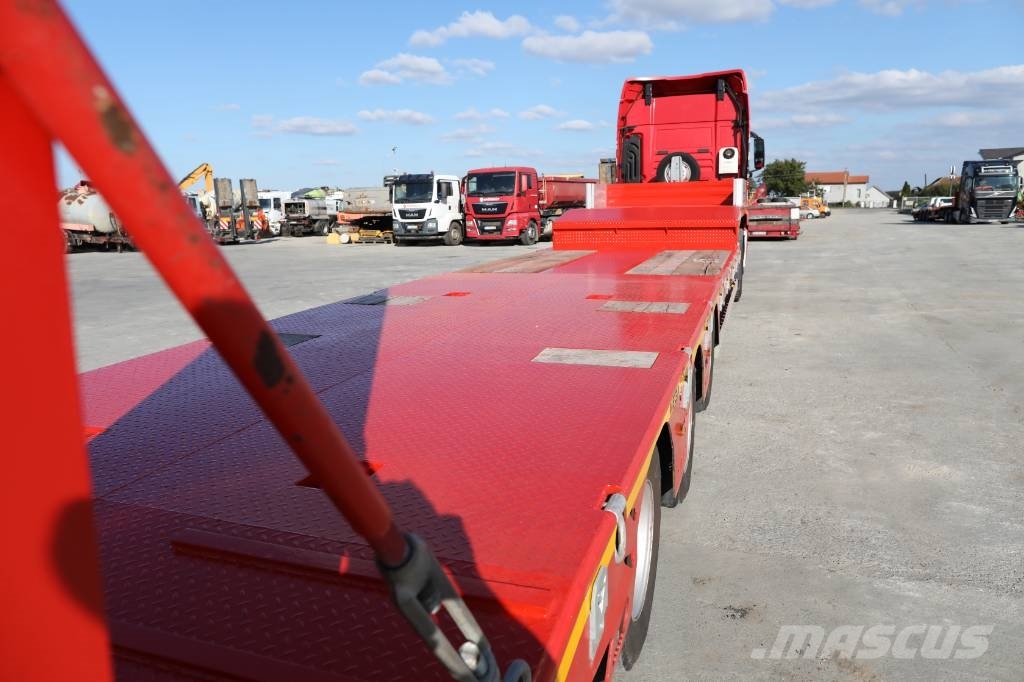 MAN TGX 18.500 4x2 LLS + Trailer Vega 3 axel lowbed وحدات الجر