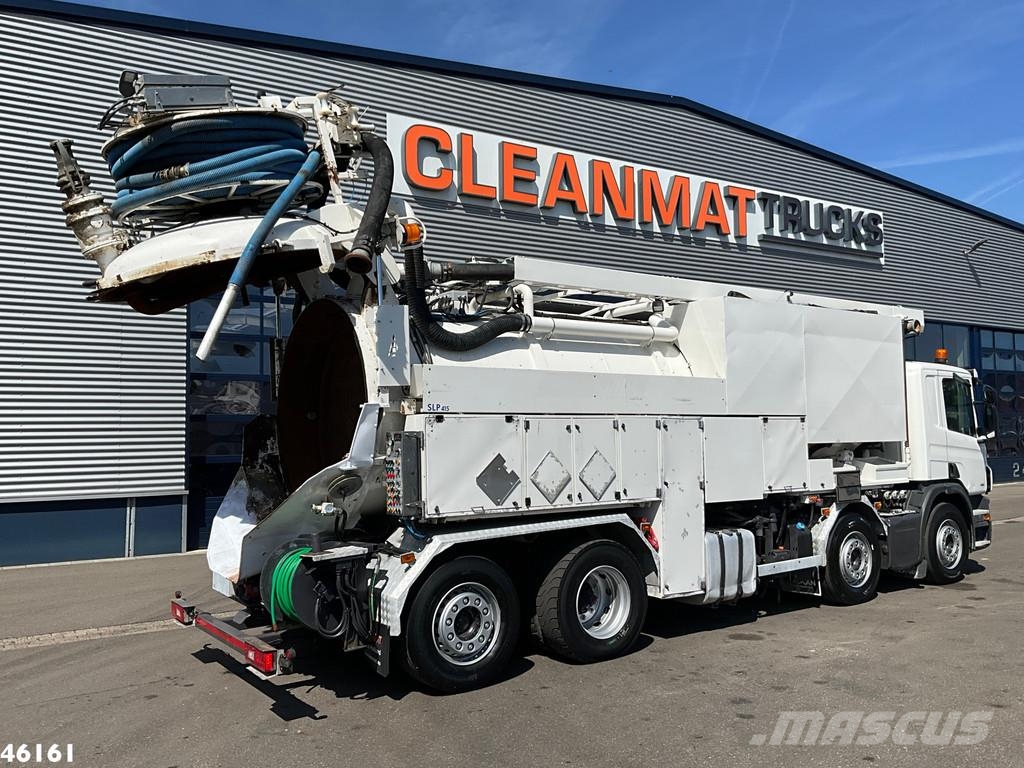 Scania P 450 8x4 Euro 6 Hvidtved Larsen 15m³ Combi Camion aspirateur, Hydrocureur