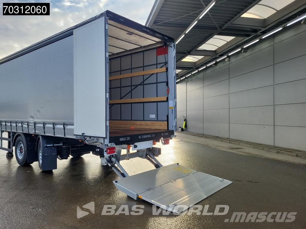 SYSTEM TRAILERS LPRS18 NEW Tailgate Steeringaxle H Curtainsiderauflieger