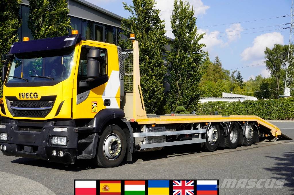 Iveco Stralis 420 8x2 / Fiault tow truck superstructure Kamioni sa ravan platformom / vitlom