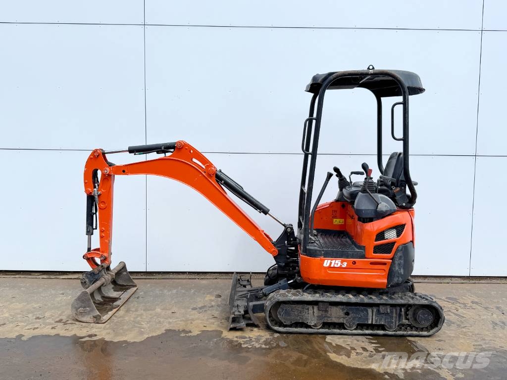 Kubota U17-3 - Hydr. Undercarriage / Hammer Lines Minigraafmachines < 7t