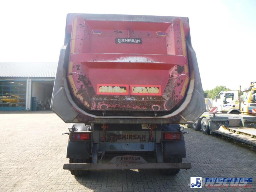 Emirsan Tipper trailer steel 46 m3 Polprikolice prekucniki - kiper