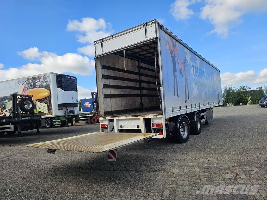 Pacton T2-001 STEERING AXLE/LOADING LIFT/ BPW DRUM. Citas piekabes
