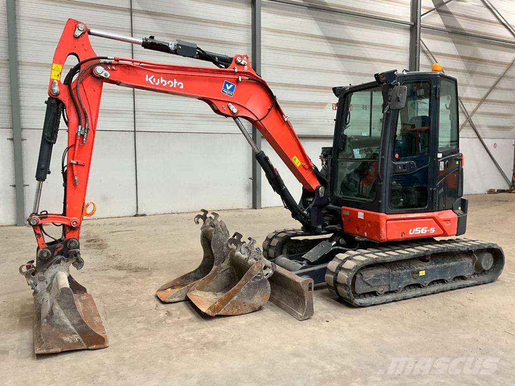 Kubota U 56-5 Мини екскаватори < 7 т