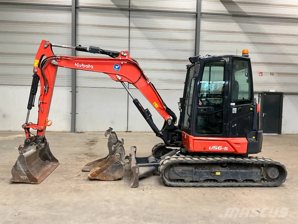 Kubota U 56-5 Мини екскаватори < 7 т