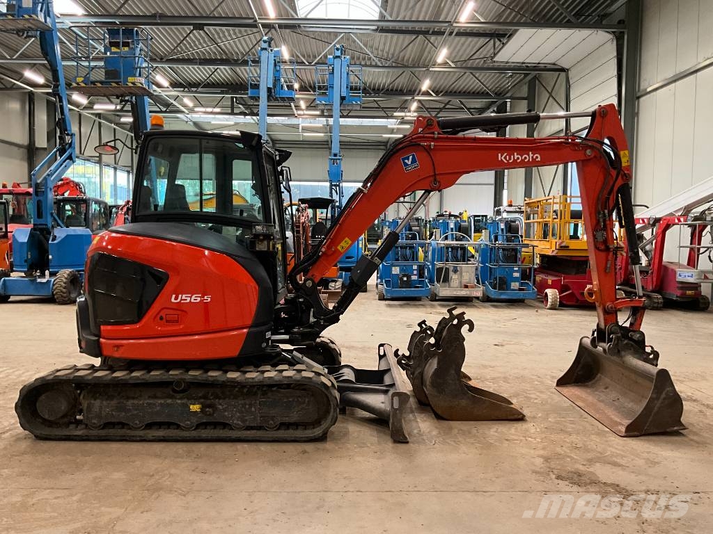 Kubota U 56-5 Мини екскаватори < 7 т