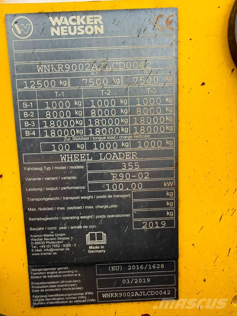 Wacker Neuson WL 95 Utovarivači na točkove