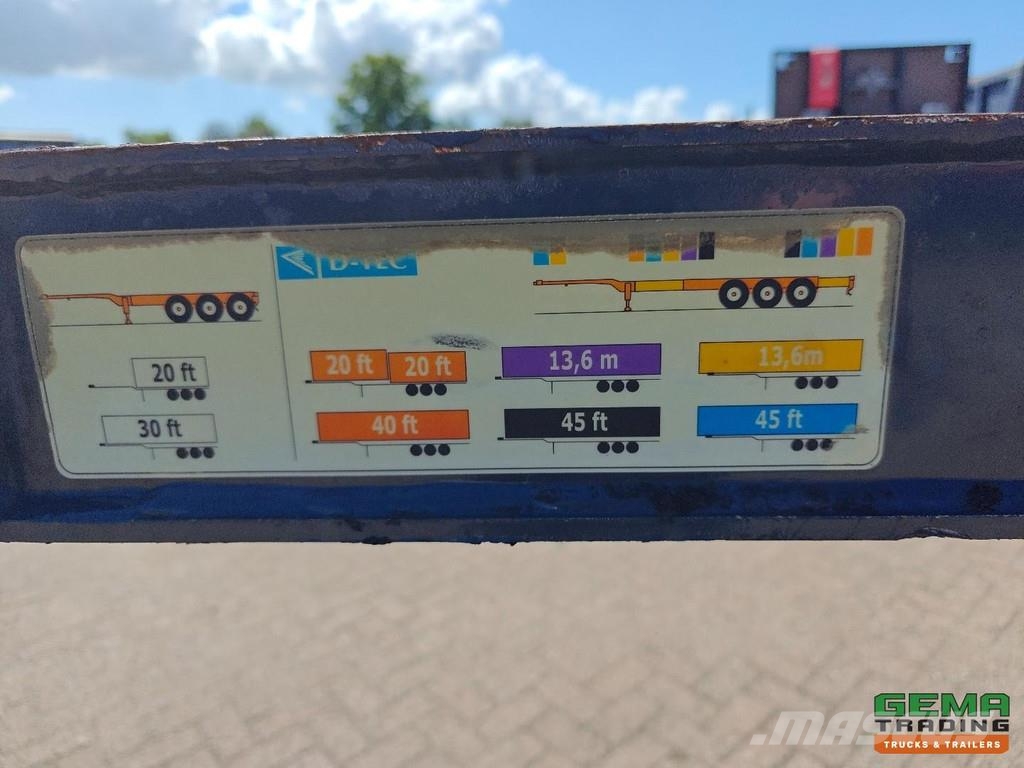 D-tec FT-43-03V Multi - All Connections - GenSet - LiftA نصف مقطورات حاويات