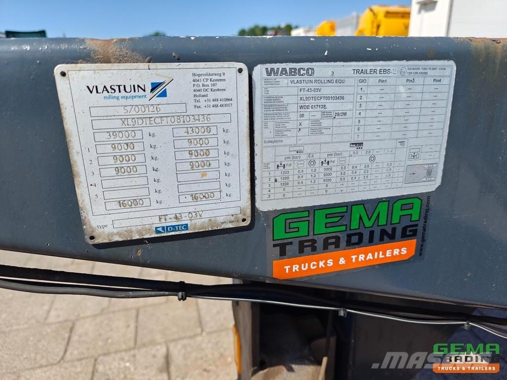 D-tec FT-43-03V Multi - All Connections - GenSet - LiftA نصف مقطورات حاويات