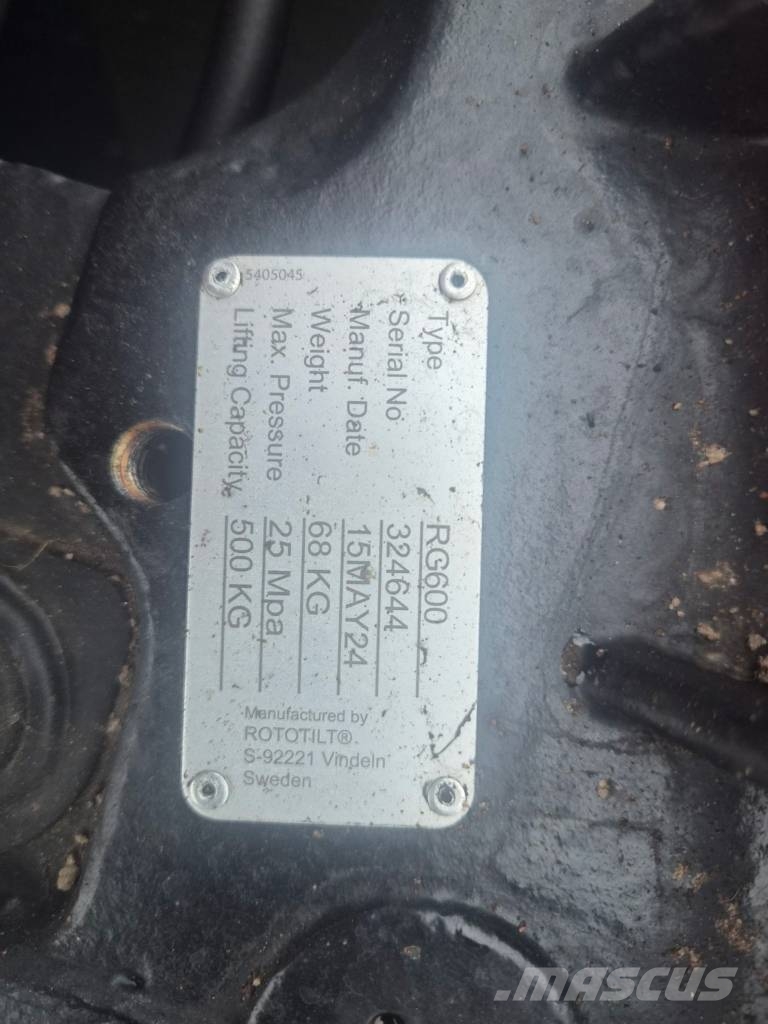 Rototilt R4, Demokörd passar bla Huddig! inkl Gripkassett Kauhanpyörittäjät