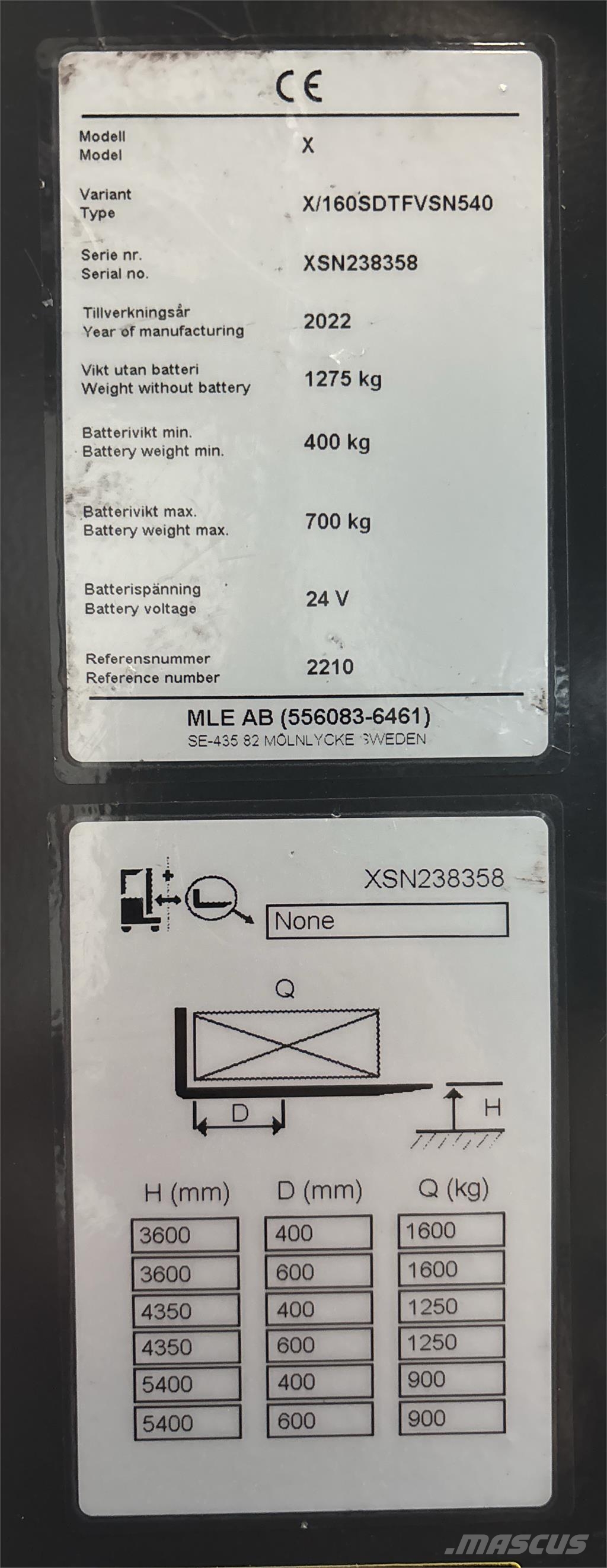 Atlet X160 Stivuitoare - Altele