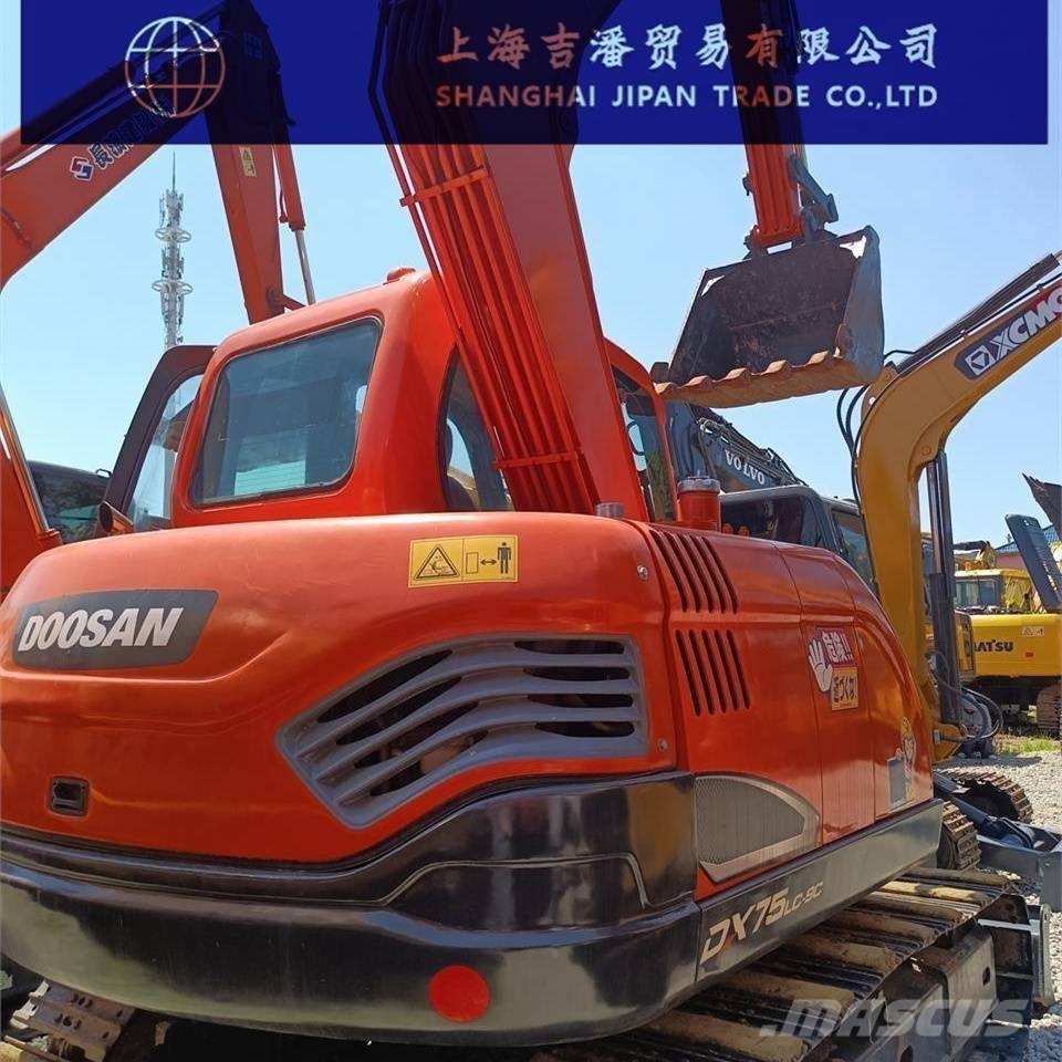 Doosan DX 75 حفارات زحافة