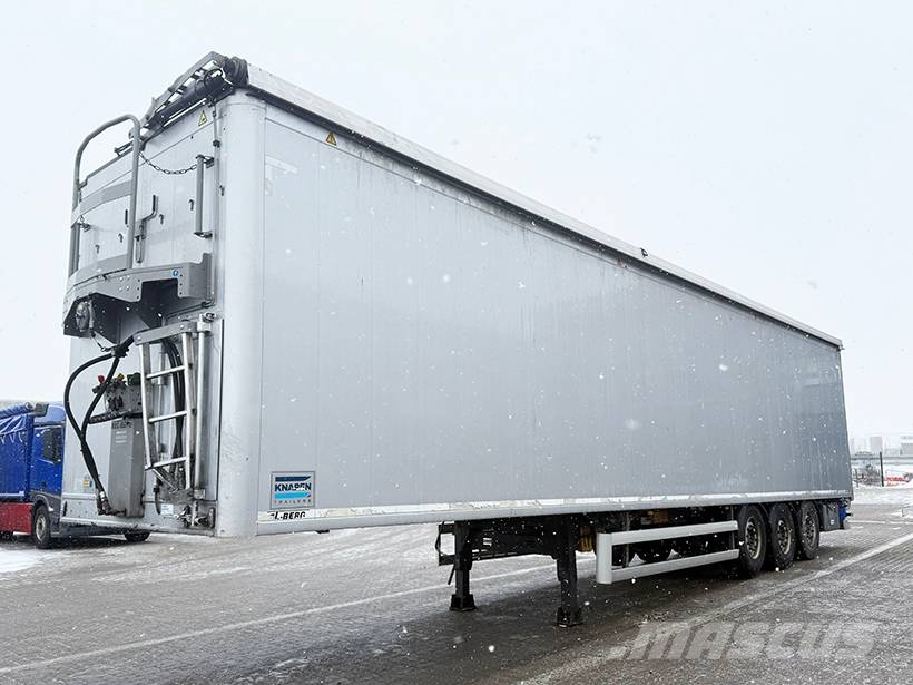 Knapen 3 axle Walkingfloor / Schubbodenauflieger 88m3 Semirimorchi a cassone chiuso
