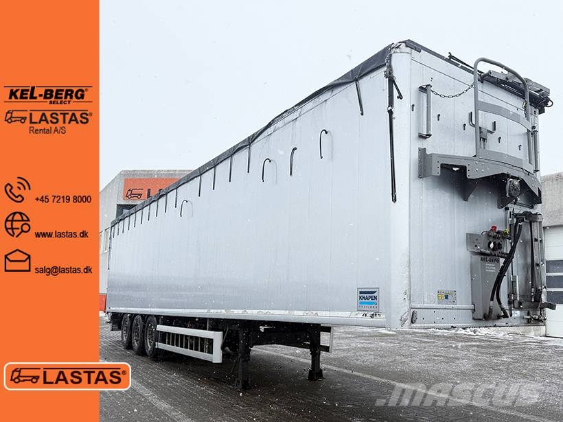 Knapen 3 axle Walkingfloor / Schubbodenauflieger 88m3 Semirimorchi a cassone chiuso