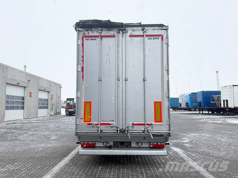 Knapen 3 axle Walkingfloor / Schubbodenauflieger 88m3 Semirimorchi a cassone chiuso