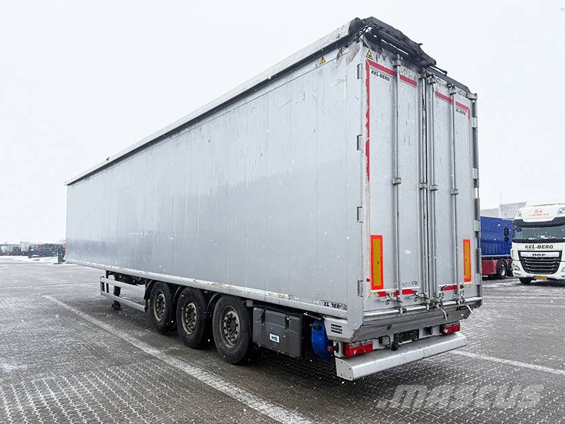 Knapen 3 axle Walkingfloor / Schubbodenauflieger 88m3 Semirimorchi a cassone chiuso