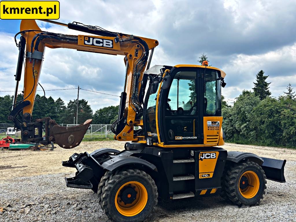 JCB HD110WT 4F KOPARKA KOŁOWA HYDRADIG POWERTILLT 2018 Lastik tekerli ekskavatörler