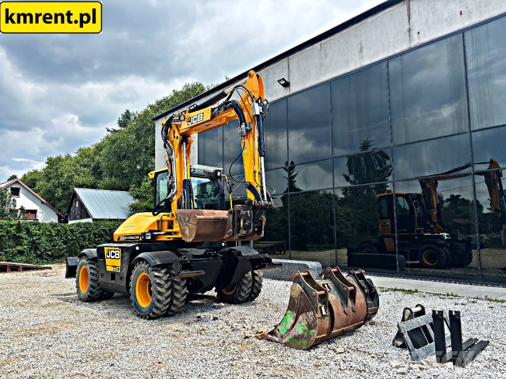 JCB HD110WT 4F KOPARKA KOŁOWA HYDRADIG POWERTILLT 2018 Lastik tekerli ekskavatörler