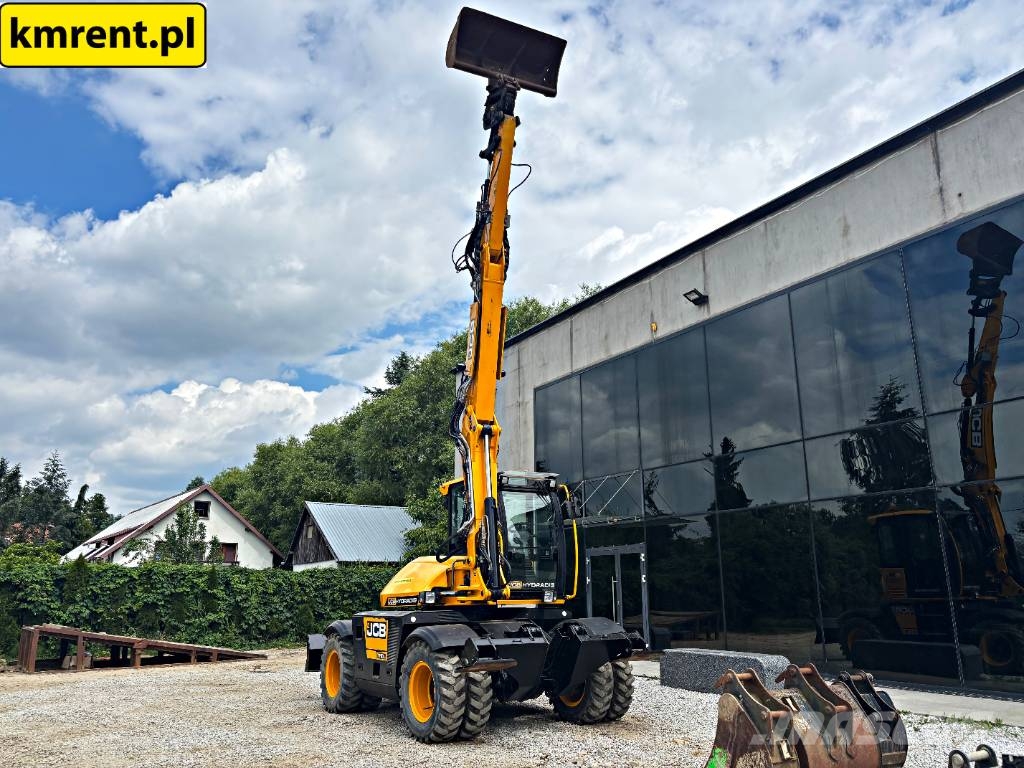 JCB HD110WT 4F KOPARKA KOŁOWA HYDRADIG POWERTILLT 2018 Lastik tekerli ekskavatörler
