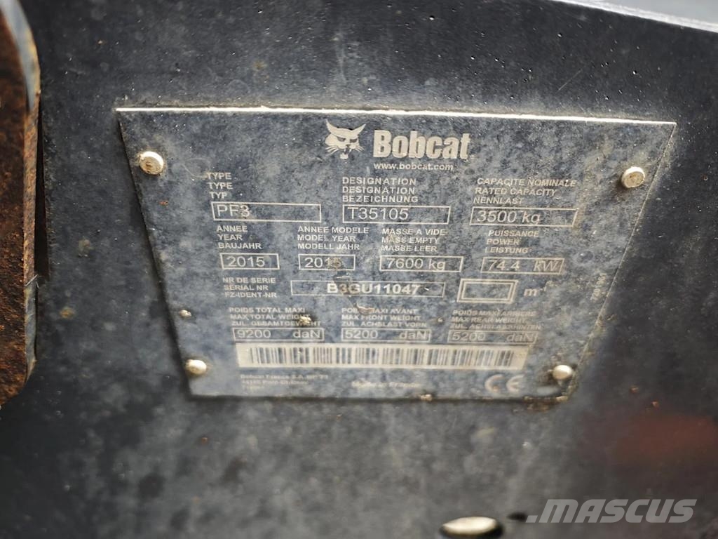 Bobcat T35.105 3 Attechments! Teleskopiskie manipulatori