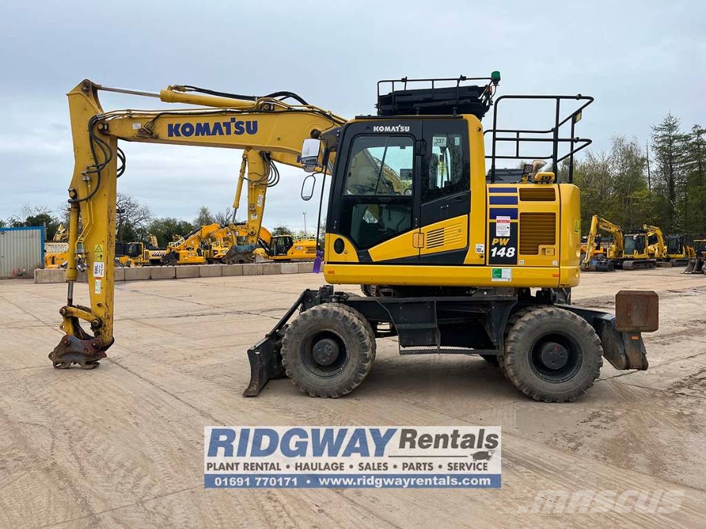 Komatsu PW 148-11 حفارات بعجل