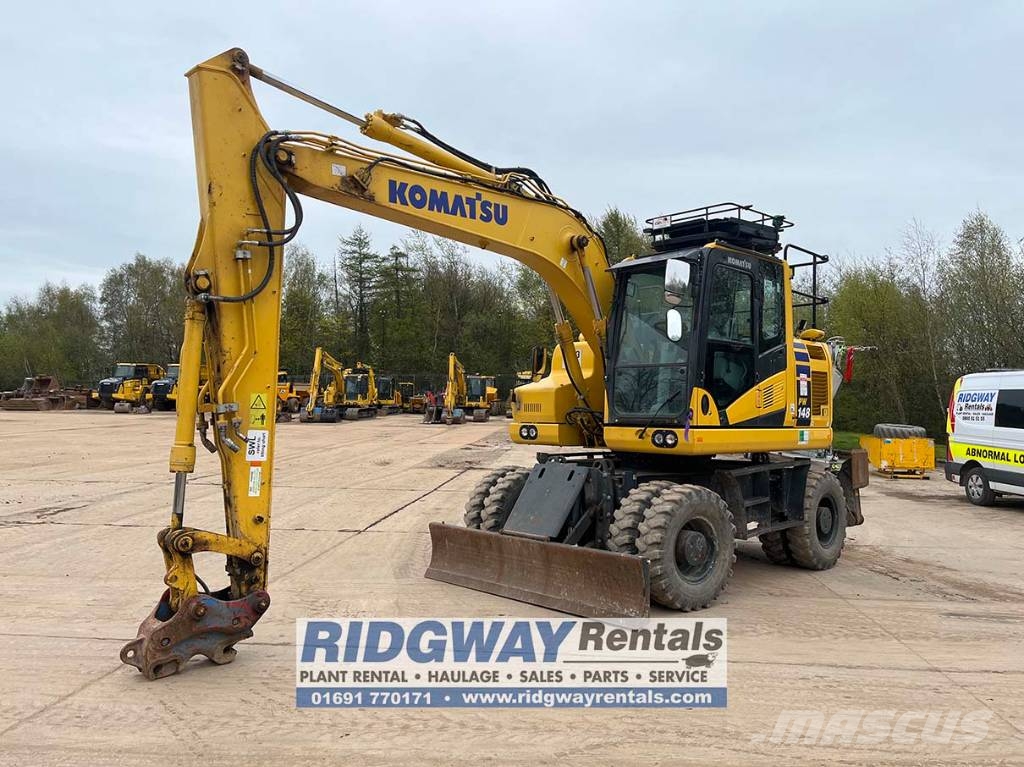 Komatsu PW 148-11 حفارات بعجل