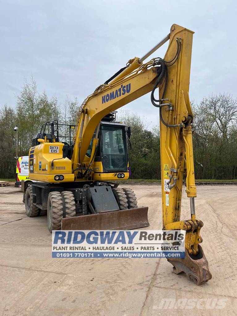 Komatsu PW 148-11 حفارات بعجل