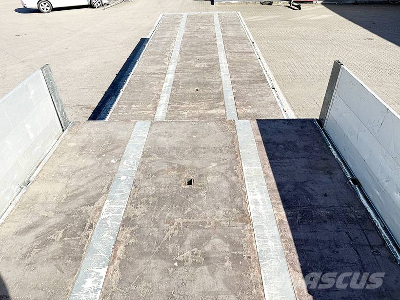 BRDR PLATZ 3 axle Stepdeck / 3 achseTiefbettauflieger Vlakke laadvloeren