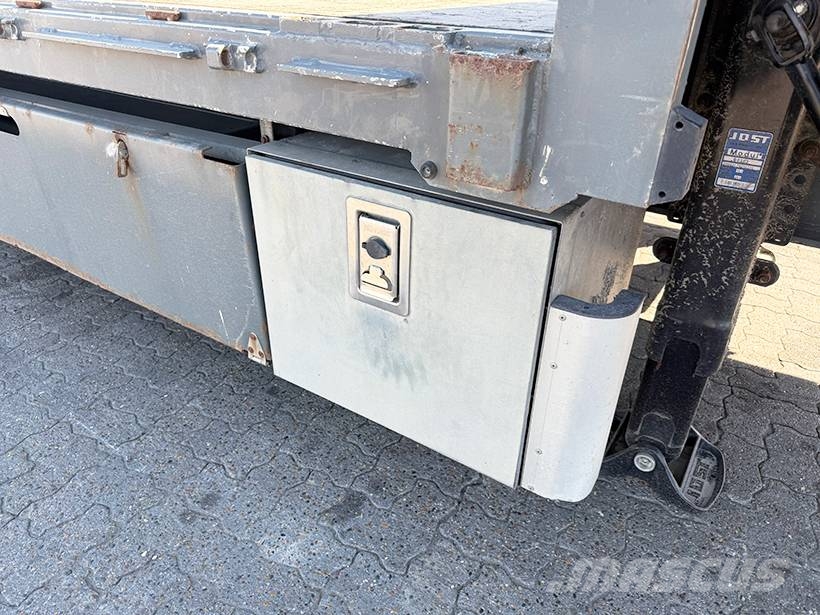BRDR PLATZ 3 axle Stepdeck / 3 achseTiefbettauflieger Vlakke laadvloeren