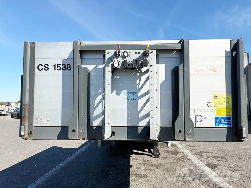 BRDR PLATZ 3 axle Stepdeck / 3 achseTiefbettauflieger Vlakke laadvloeren