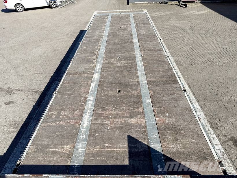 BRDR PLATZ 3 axle Stepdeck / 3 achseTiefbettauflieger Vlakke laadvloeren