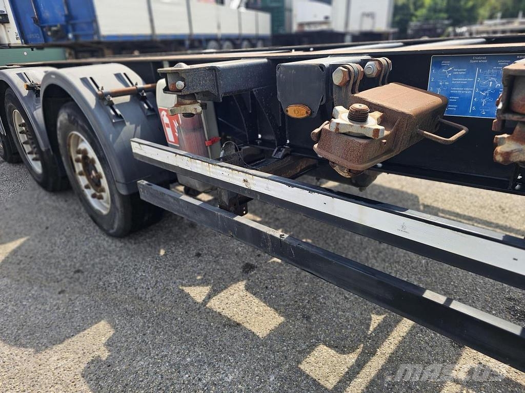 Kögel PORT 40 SIMPLEX 20./ EXTENDIBLE/SAF DISC. نصف مقطورات حاويات