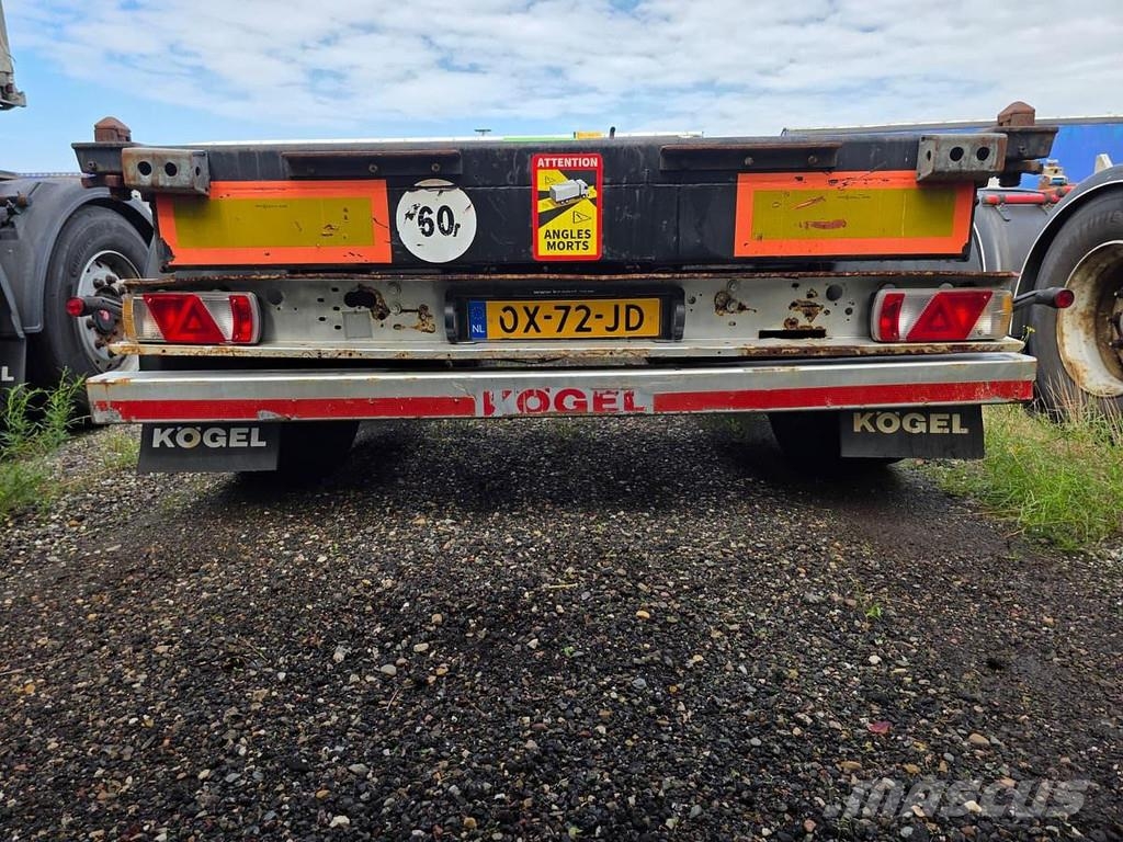 Kögel PORT 40 SIMPLEX 20./ EXTENDIBLE/SAF DISC. نصف مقطورات حاويات