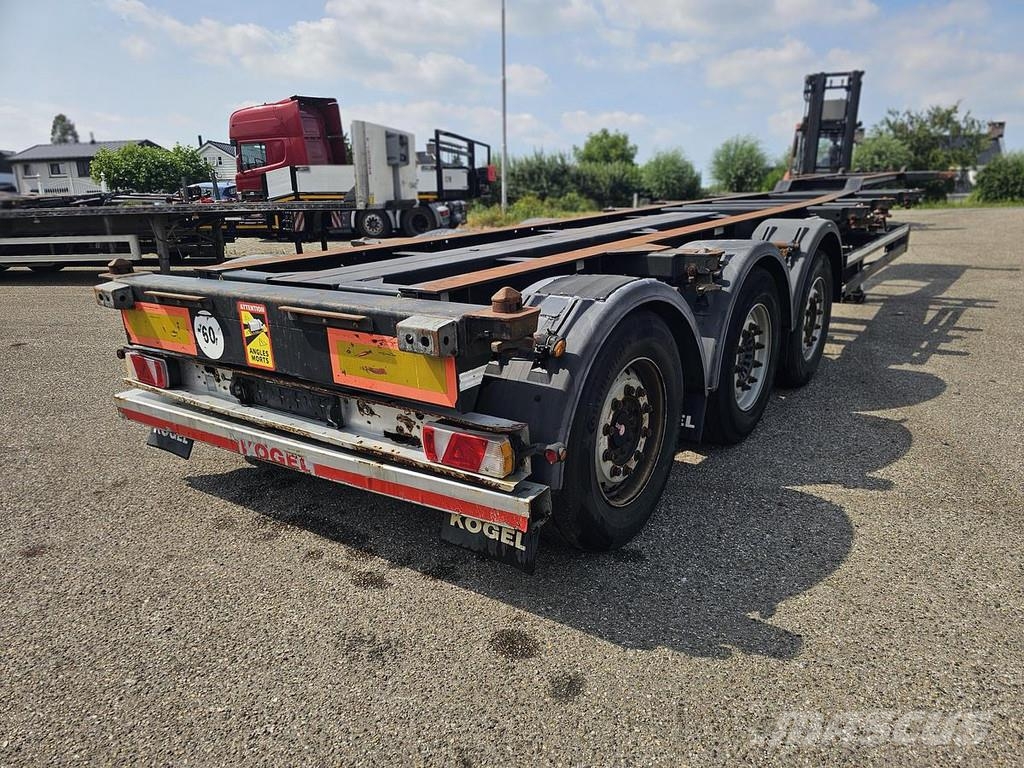 Kögel PORT 40 SIMPLEX 20./ EXTENDIBLE/SAF DISC. نصف مقطورات حاويات