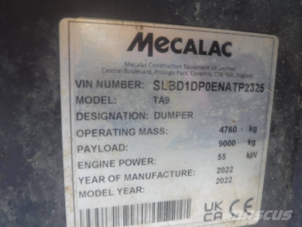 Mecalac TA 9 Ne cestni demperji