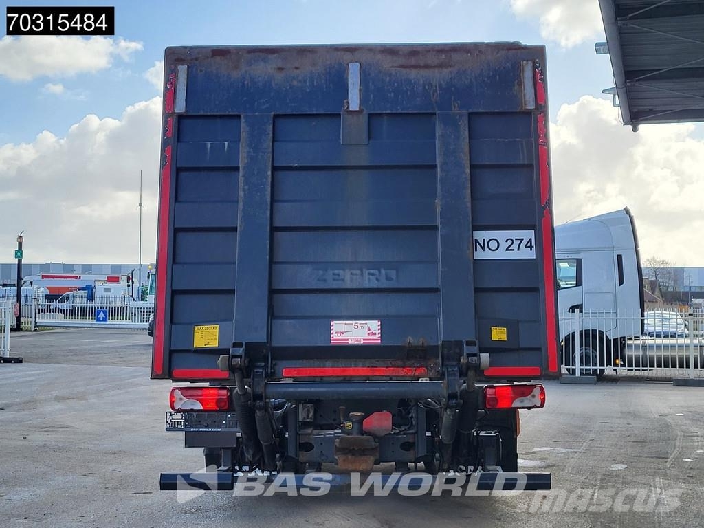 Scania P500 P 6X2 2500kg Ladebordwand Lift+steering axle Cable lift demountable trucks