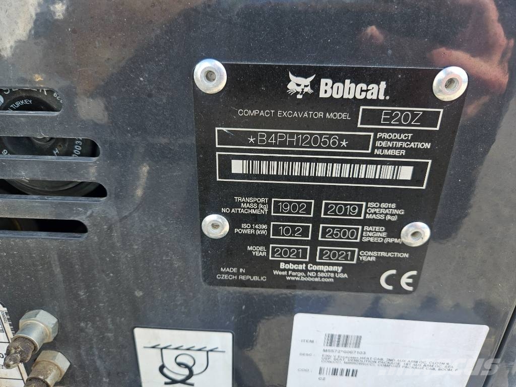 Bobcat E 20z Міні-екскаватори < 7т