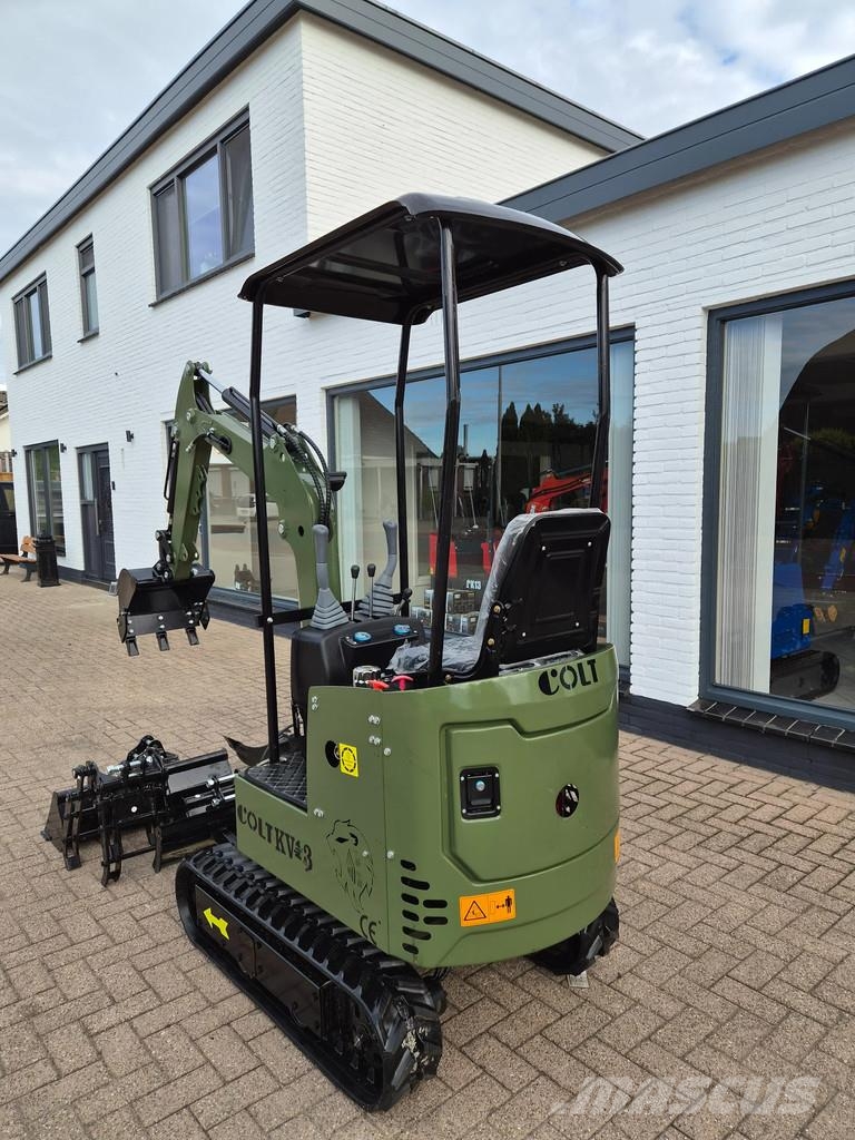 Colt diesel 1300 kg graafmachine! Minigraver army Mini excavadoras < 7t